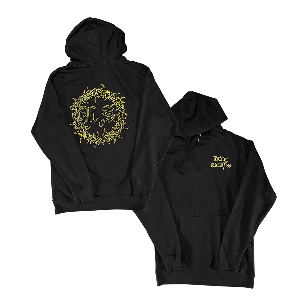 Thorns Pullover Hoodie - Gold Print